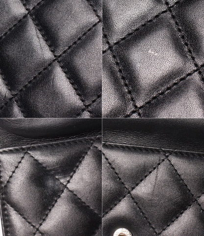 CHANEL チェーンウォレット チェーンショルダーバッグ 斜め掛け シルバー金具 14番台 カンボンライン レディース シャネル