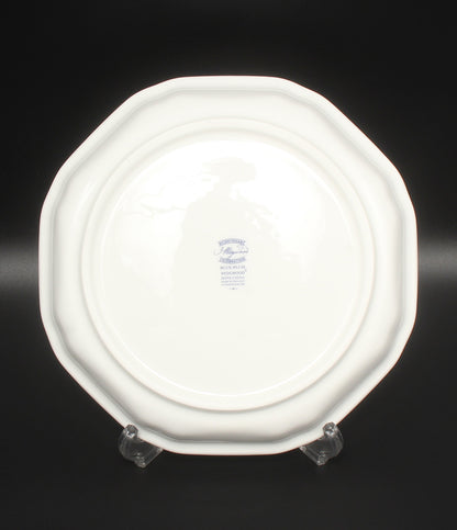 美品 WEDGWOOD オクタゴナルディッシュ 皿 24cm ブループラム ウェッジウッド