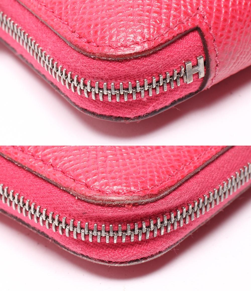 エルメス ラウンドファスナー財布 シルバー金具 U刻印 アザップ