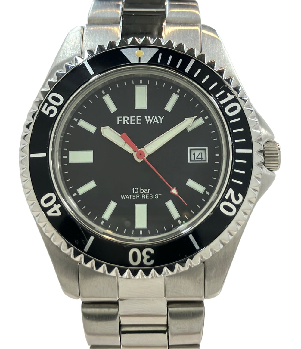 CITIZEN 腕時計 FREE WAY クオーツ ブラック 2510-A44716 メンズ シチズン