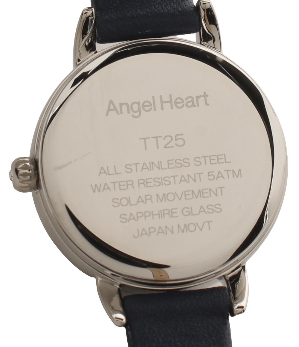 美品 Angel Heart 腕時計 ソーラー シェル TT25 レディース エンジェル