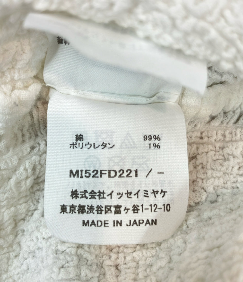 me ISSEY MIYAKE 長袖カーディガン ノーカラー CAULIFLOWER MI52FD221 レディース ミー イッセイミヤケ