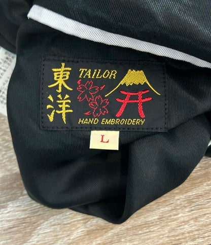 テーラートウヨウ スカジャン リバーシブル ROARING TIGER X WHITE DRAGON TT14571 メンズ SIZE L TAILOR TOYO