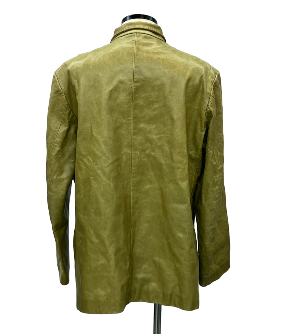 Yohji Yamamoto プルームオム レザージャケット メンズ SIZE 3 (L) ヨウジヤマモト