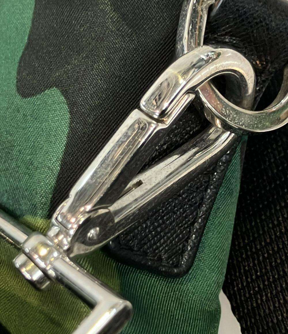 PRADA迷彩ショルダーバッグ♪未使用 PRADA 2wayトートバッグ ショルダーバッグ 迷彩柄 レディース プラダ