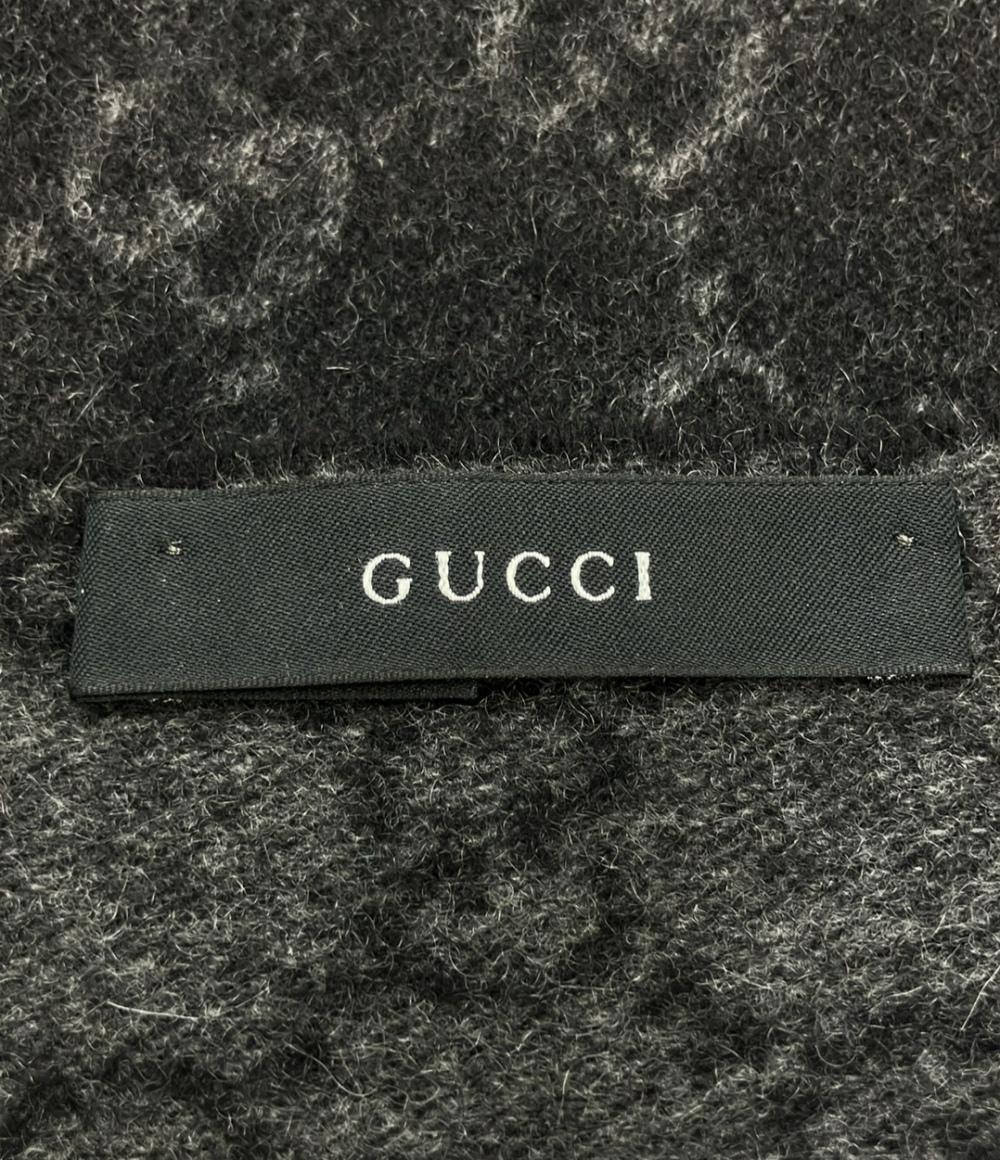 GUCCI マフラー カシミヤ100% メンズ グッチ