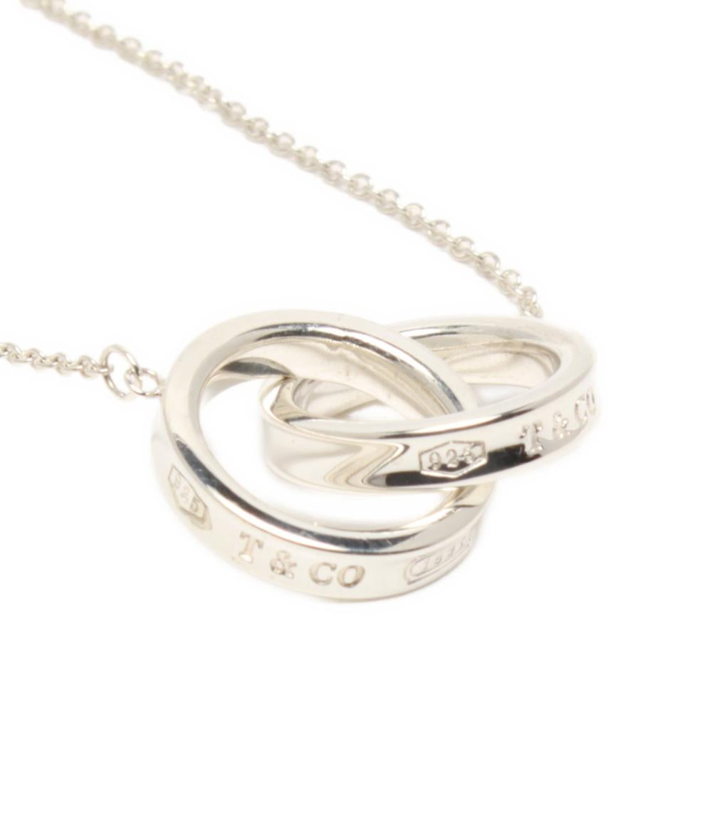 美品 ティファニー ネックレス SV925 1837 ダブルサークル レディース TIFFANY&Co.