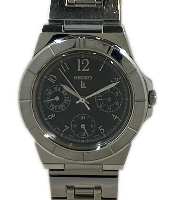 SEIKO 腕時計 ルキア lK クオーツ ブラック 5Y89-0B30 レディース メンズ セイコー