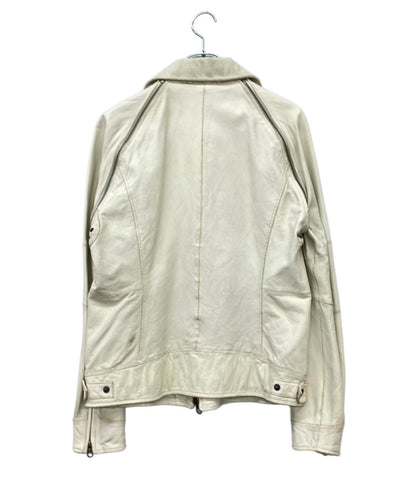 AVIREX レザージャケット  シングルライダース  ヴィンテージ加工 タグ付き 24AW VARSITY LEATHER GARMENT 6181002 メンズ SIZE L アヴィレックス