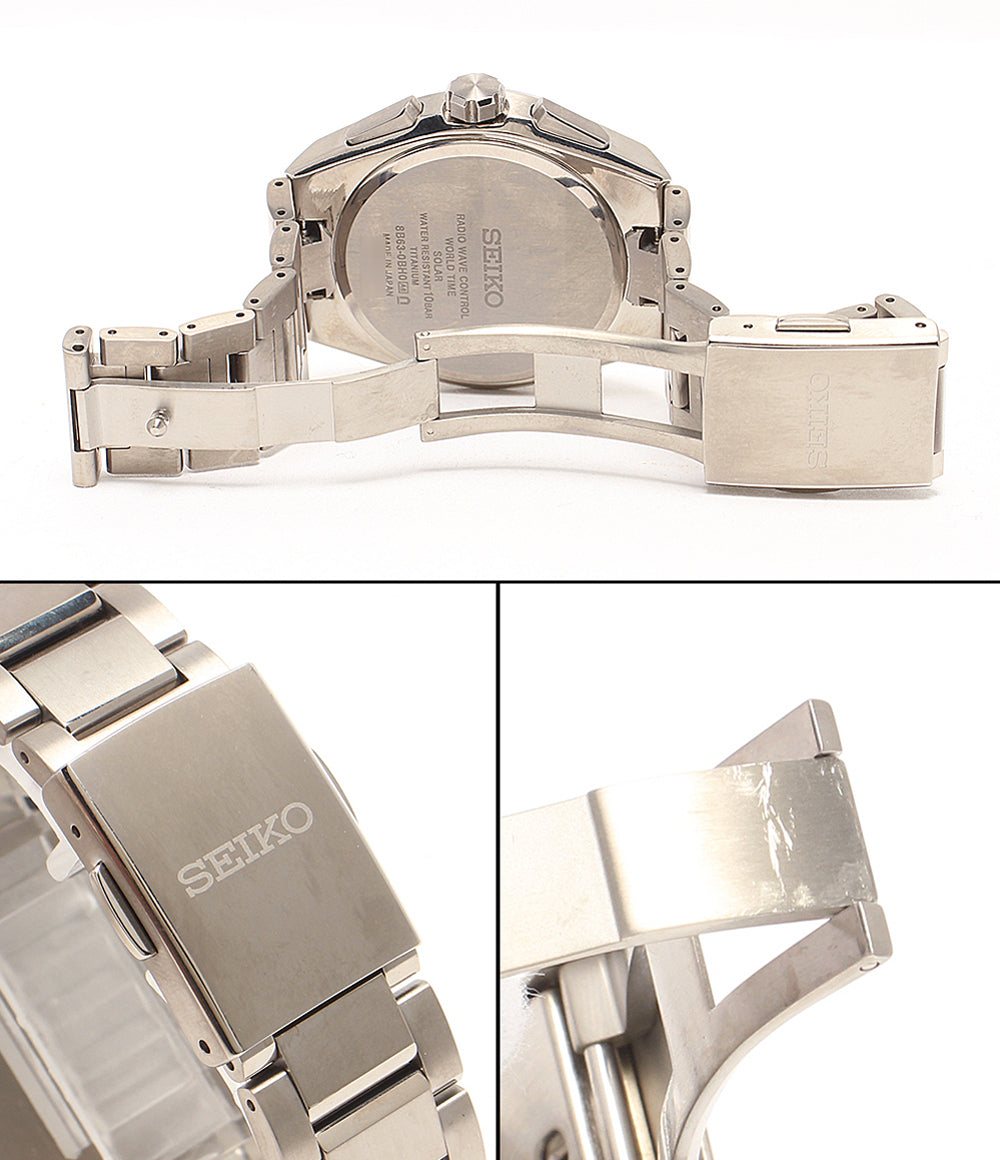 SEIKO 腕時計 アストロン ソーラー ネイビー 8B63-0BH0 メンズ セイコー