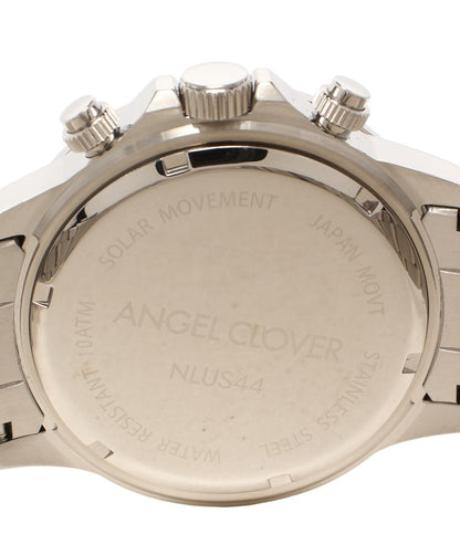 美品 Angel Clover 腕時計 ソーラー ブラック NLUS44 メンズ エンジェルクローバー