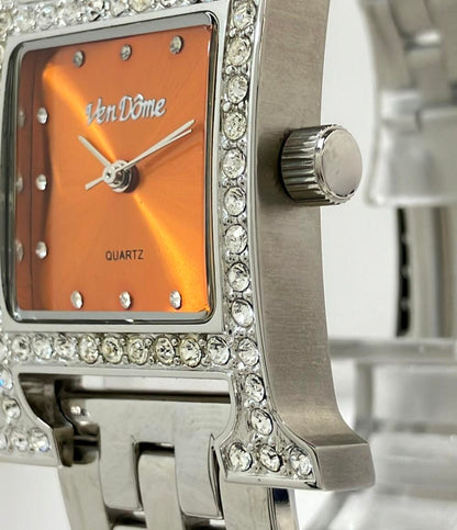 腕時計 クオーツ オレンジ ユニセックス VENDOME