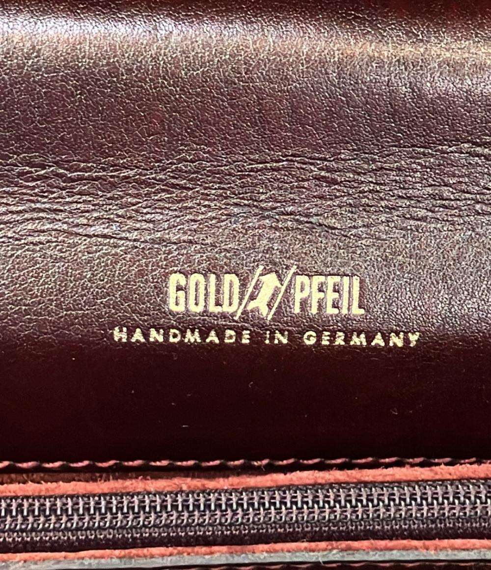 GOLD PFEIL 2way バンドバッグ ショルダーバッグ 斜め掛け レディース ゴールドファイル