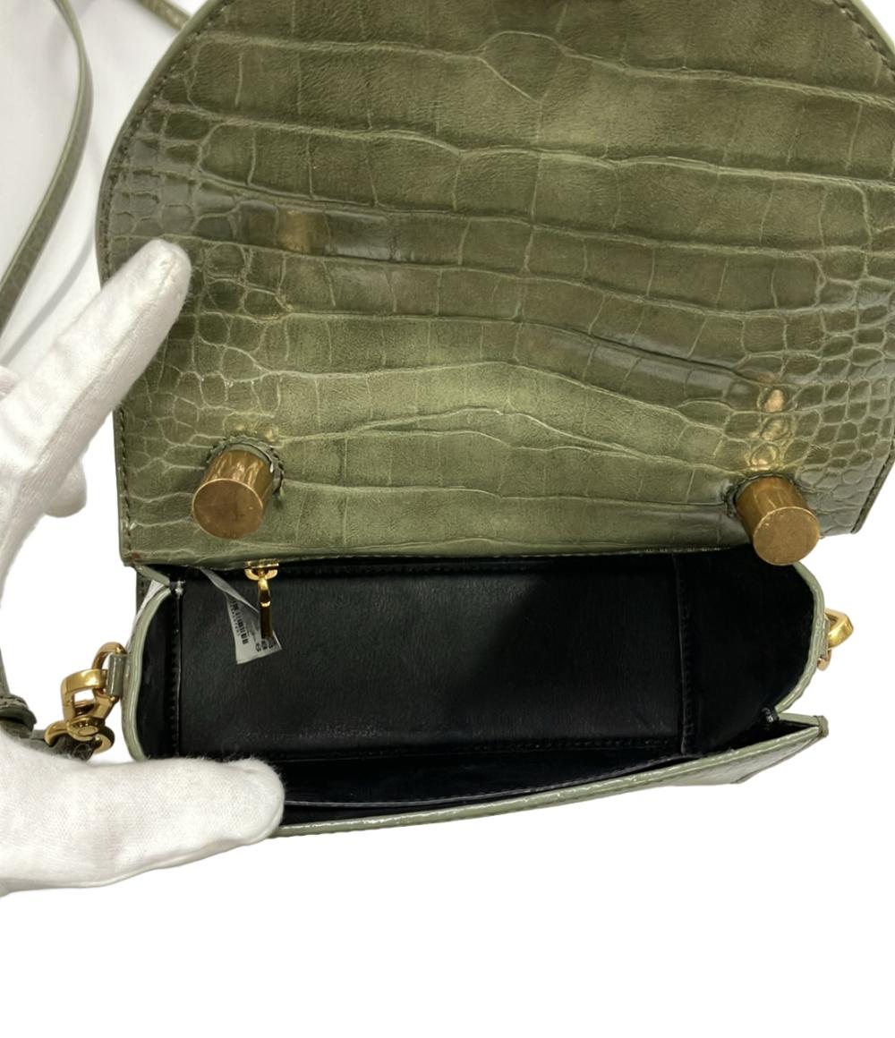 CHARLES&KEITH ハンドバッグ ショルダーバッグ 2WAY 斜め掛け クロコ型押し レディース チャールズ＆キース