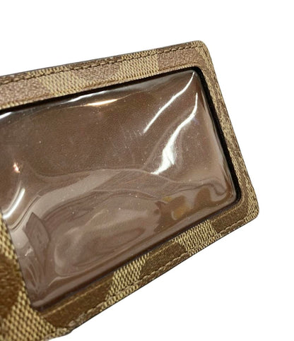 COACH パスケース ストラップ付き PVC シグネチャー F63274 レディース コーチ