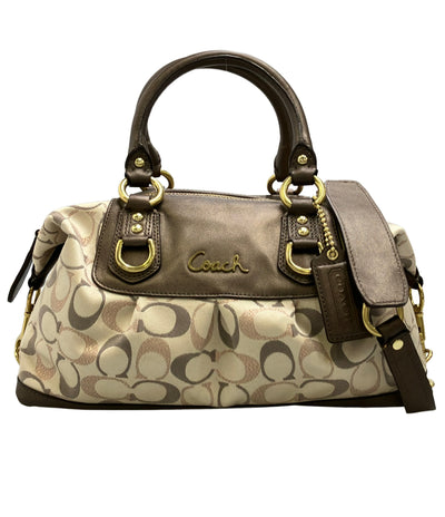 COACH 2way ハンドバッグ ショルダーバッグ 肩掛け シグネチャー レディース コーチ