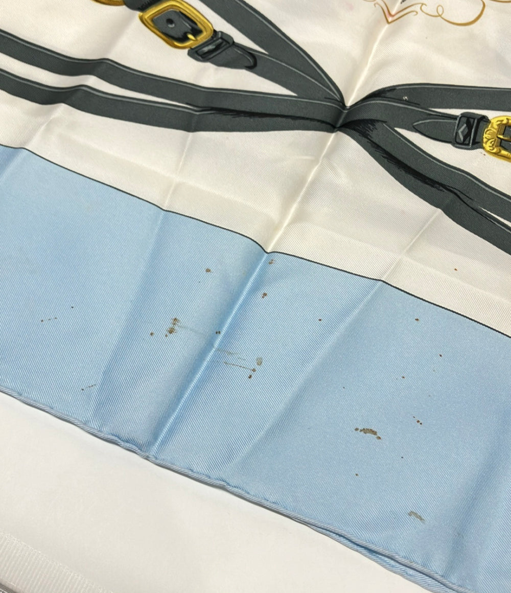 HERMES スカーフ シルク100% カレ90 BRIDES de GALA レディース エルメス