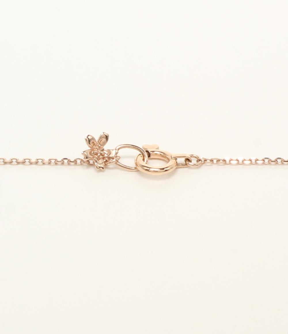 美品 スタージュエリー ネックレス K10 ローズクォーツ ペリドット レディース STAR JEWELRY