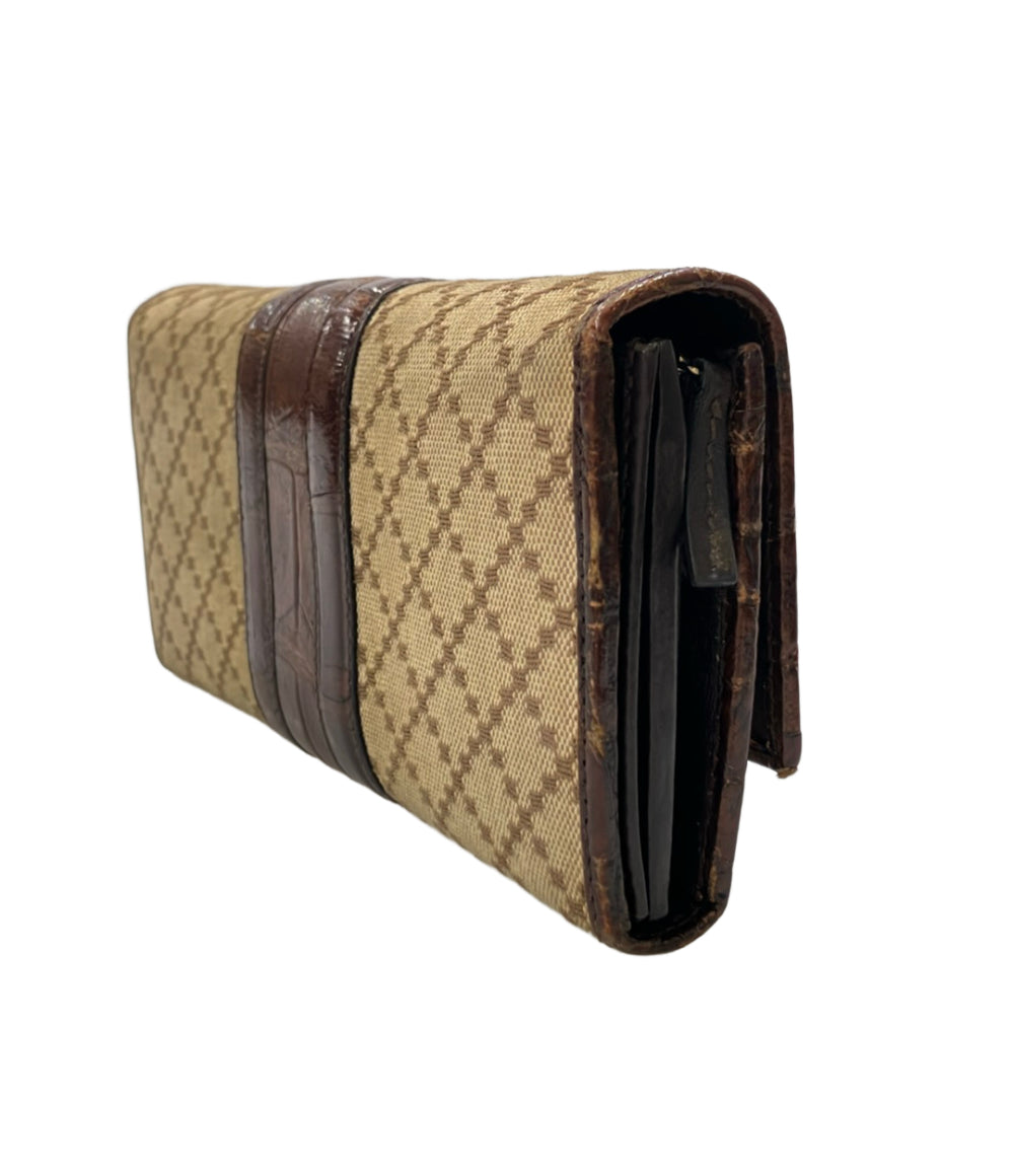 GUCCI 長財布 ディアマンテ柄 ホースビット 245756 3661 レディース グッチ