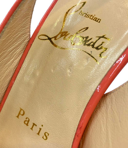 美品 クリスチャンルブタン ポインテッドトゥスリングバックパンプス レディース SIZE 36 1/2 (M) Christian Louboutin