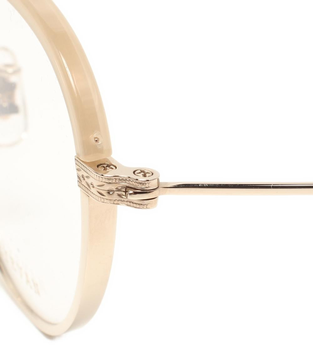 美品 EYEVAN 伊達メガネ アイウェア 46□23 チェリッシュ レディース アイヴァン