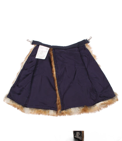 美品 Sacai ファーラップスカート 19-0011S レディース サカイ