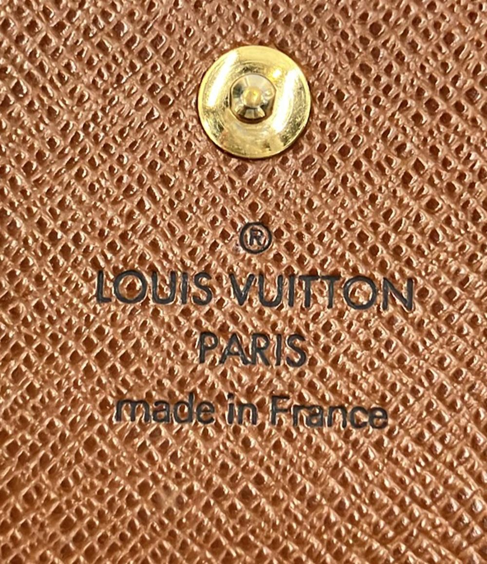 LOUIS VUITTON Wホック二つ折り財布 モノグラム M61654 レディース