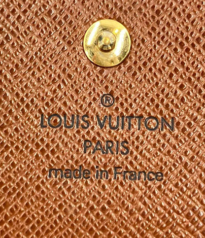LOUIS VUITTON Wホック二つ折り財布 モノグラム M61654 レディース ルイ・ヴィトン
