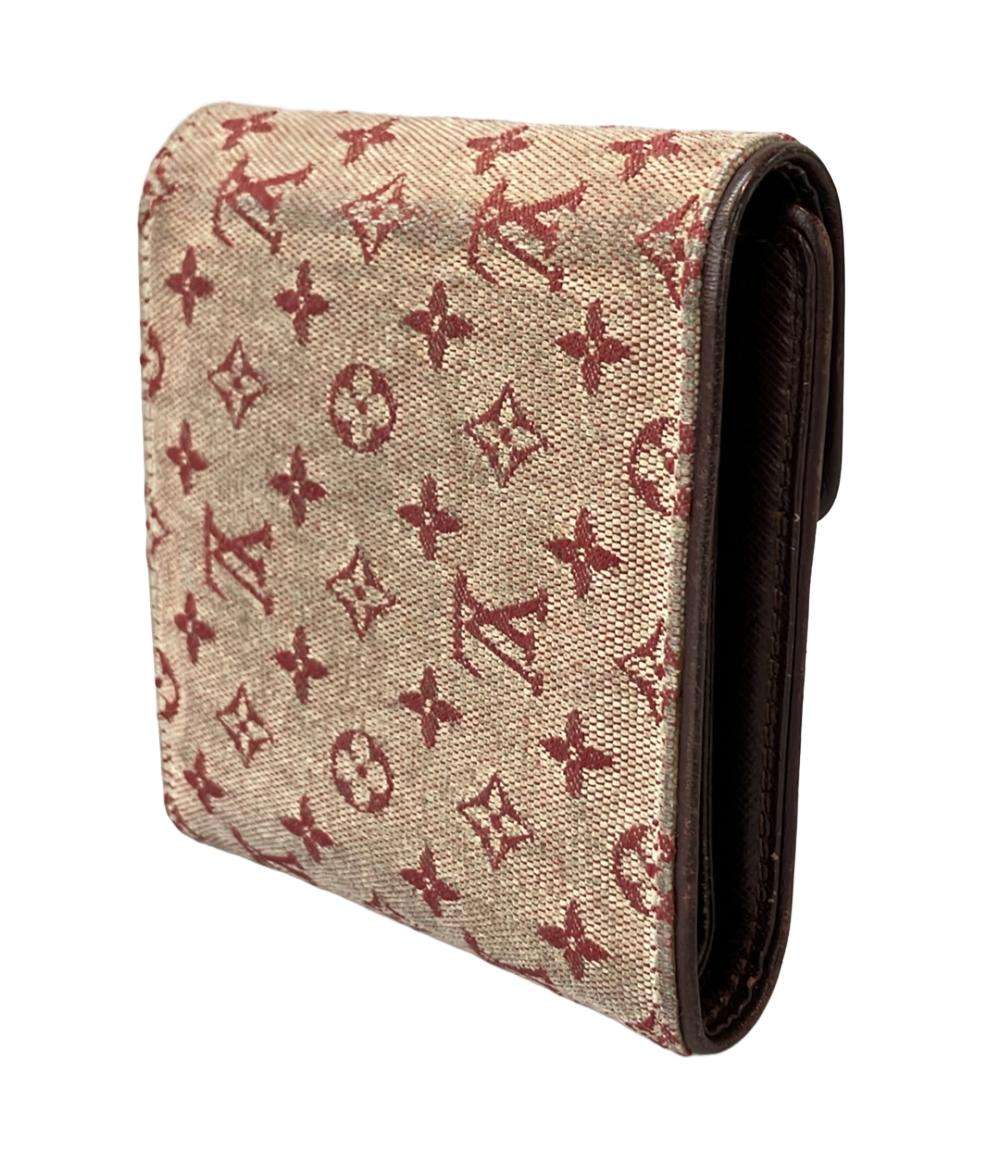 ルイ・ヴィトン 二つ折り財布 ミニ ポルト ビエ カルト クレディ モネ  