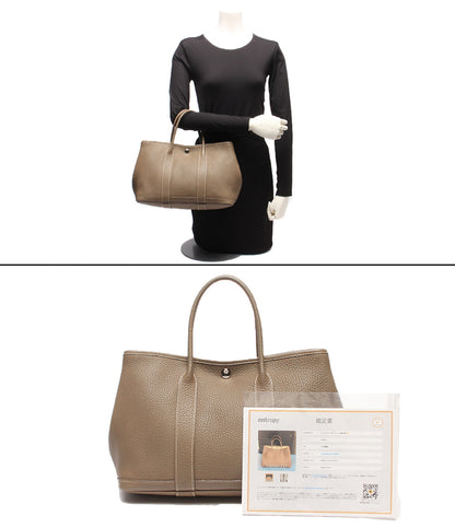 HERMES ハンドバッグ □O刻印 シルバー金具 ガーデンパーティTPM レディース エルメス