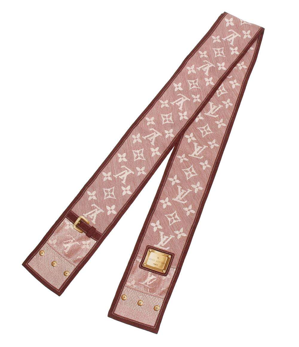 美品 LOUIS VUITTON スカーフ シルク100% バンドー ニュー デニム M72557 ルイ・ヴィトン