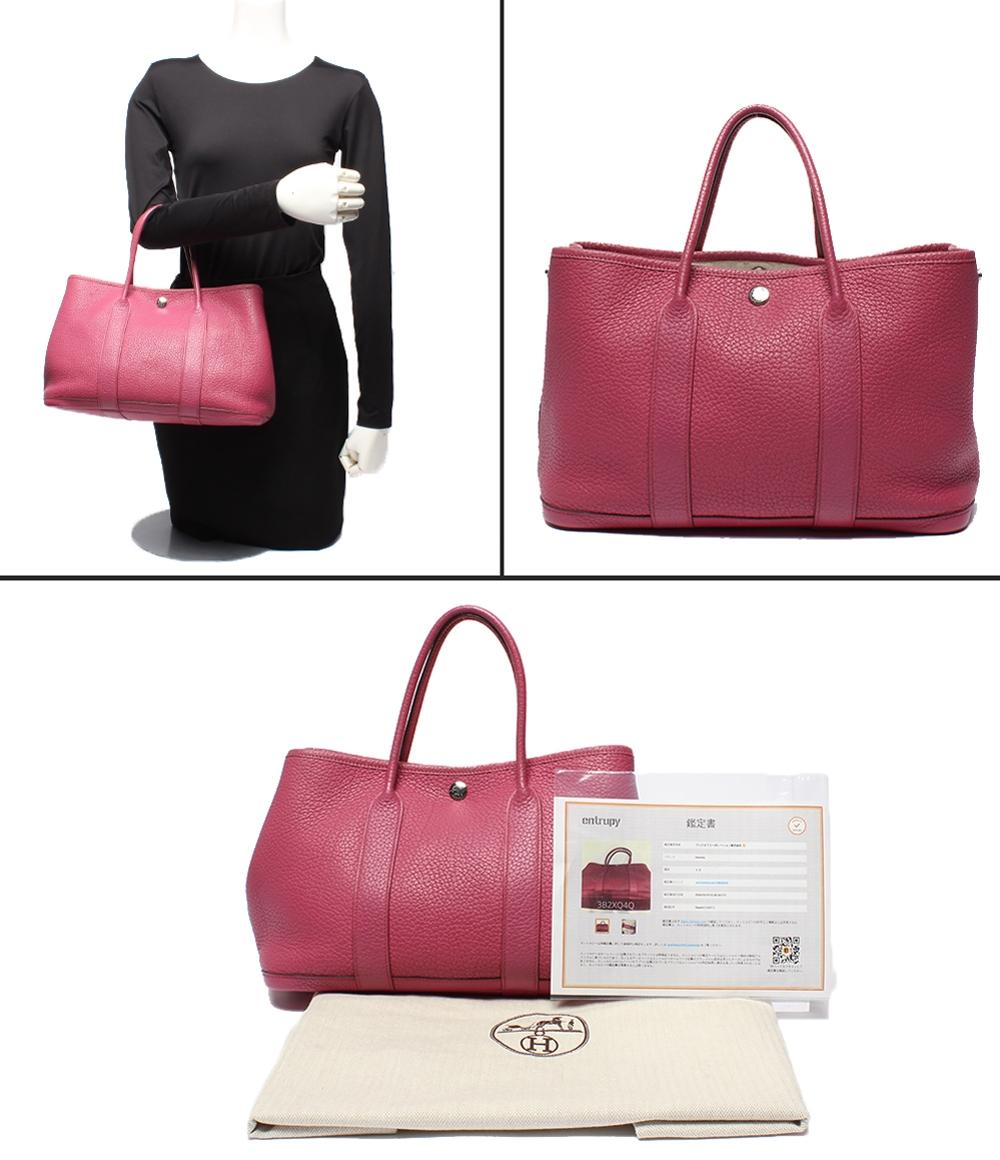 HERMES ハンドバッグ シルバー金具 □O刻印 ガーデンパーティTPM レディース エルメス