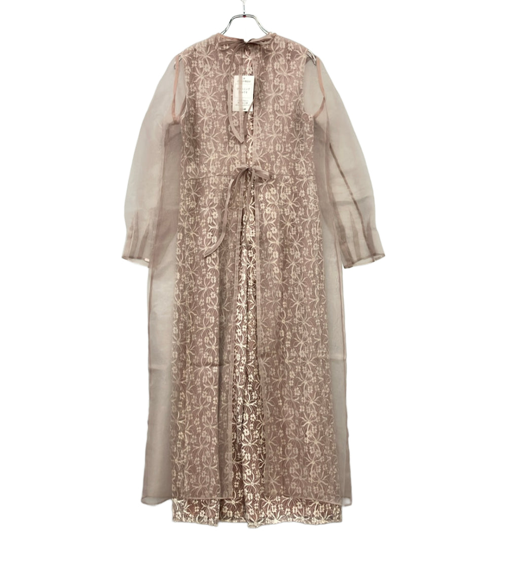 美品 kaene シアーレイヤードオールインワン 100832 レディース SIZE 36 (S) カエン