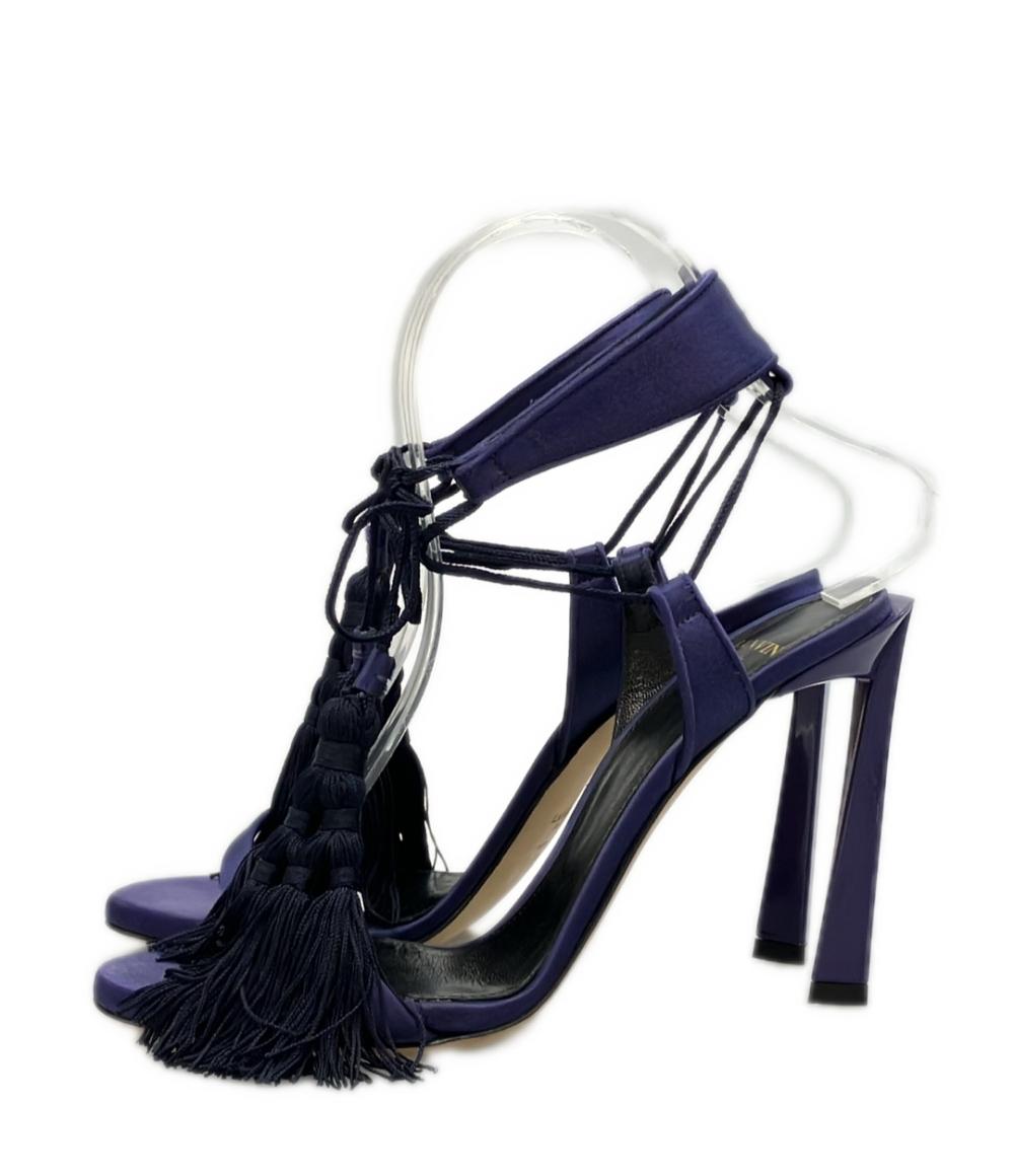 LANVIN アンクルレースアップサンダル ミュール タッセル レディース SIZE 36 (23.5cm) ランバン