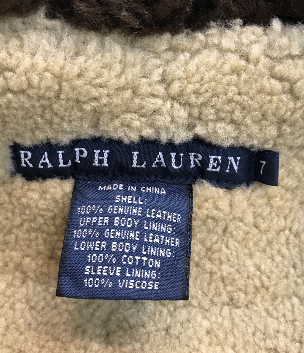 ラルフローレン  30s Style USED加工レザー ボア カーコート     CMRLHW2302 029 メンズ SIZE 7 (XS以下) RALPH LAUREN