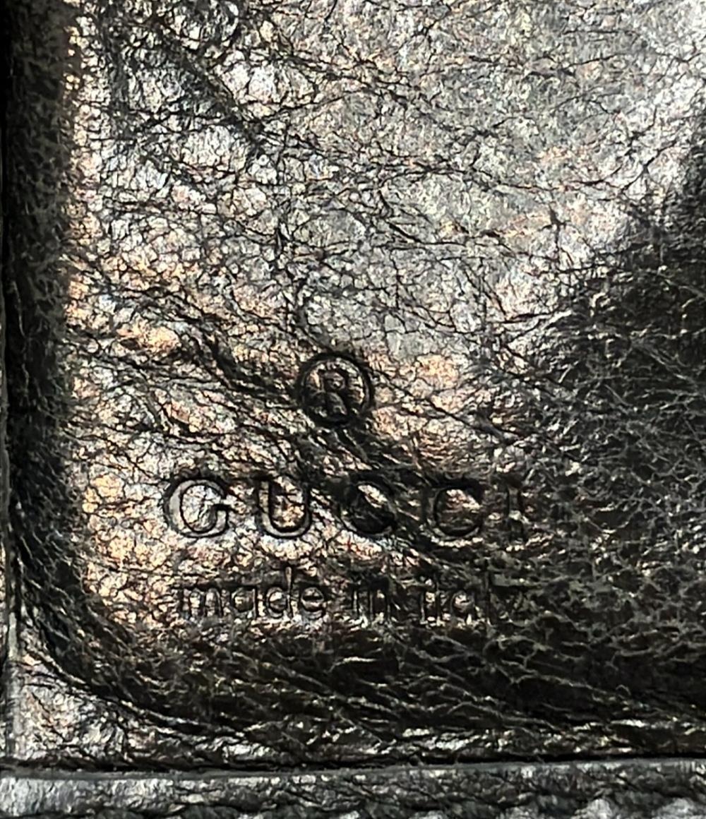 GUCCI グッチ Wホック 財布 グッチシマ レザー 折り財布 GUCCI Wホック 二つ折り財布 グッチシマ 181651 4276 レディース