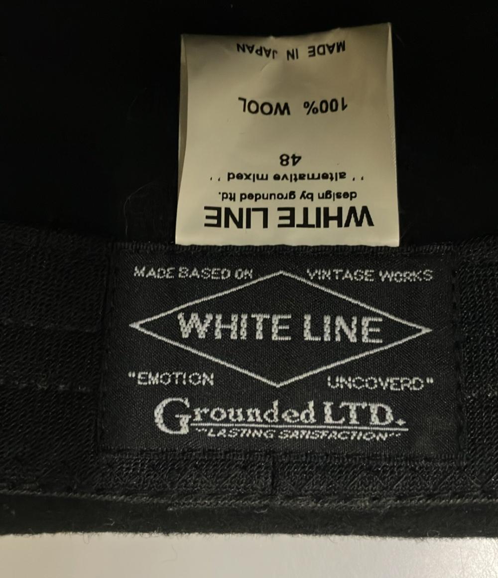 ホワイトライン 中折れハット レディース SIZE 48 WHITE LINE