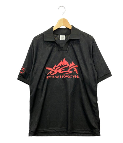 美品 イエスアイシー ジャガードフットボールTシャツ メンズ SIZE M (M) yeseyesee