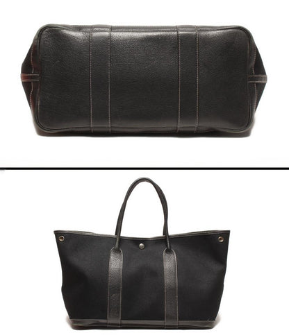 エルメス トートバッグ シルバー金具 ガーデンパーティPM トワルオフィシエ レディース HERMES