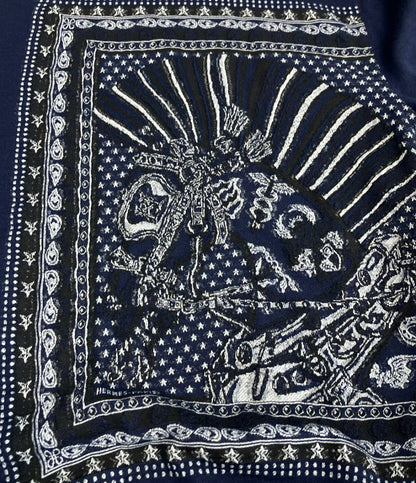 HERMES 長袖 シュヴァルパンクバンダナ ニット H467880HA メンズ レディース SIZE XXS エルメス