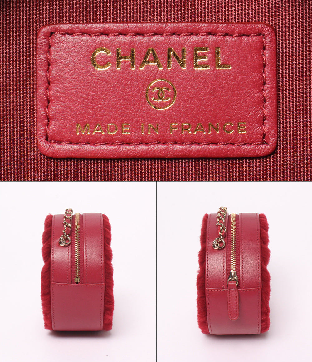 美品 CHANEL チェーンショルダーバッグ 肩掛け 斜め掛け 28番台 ゴールド金具 Vステッチ レディース シャネル