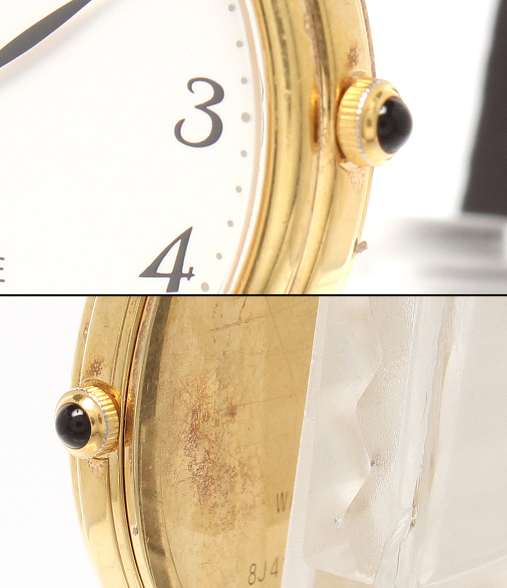 SEIKO DOLCE 腕時計 18KT クオーツ ホワイト 8J41-6060 メンズ