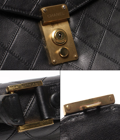 CHANEL ビジネスバッグ ブリーフケース 1番台 ゴールド金具 ビコローレ メンズ レディース シャネル