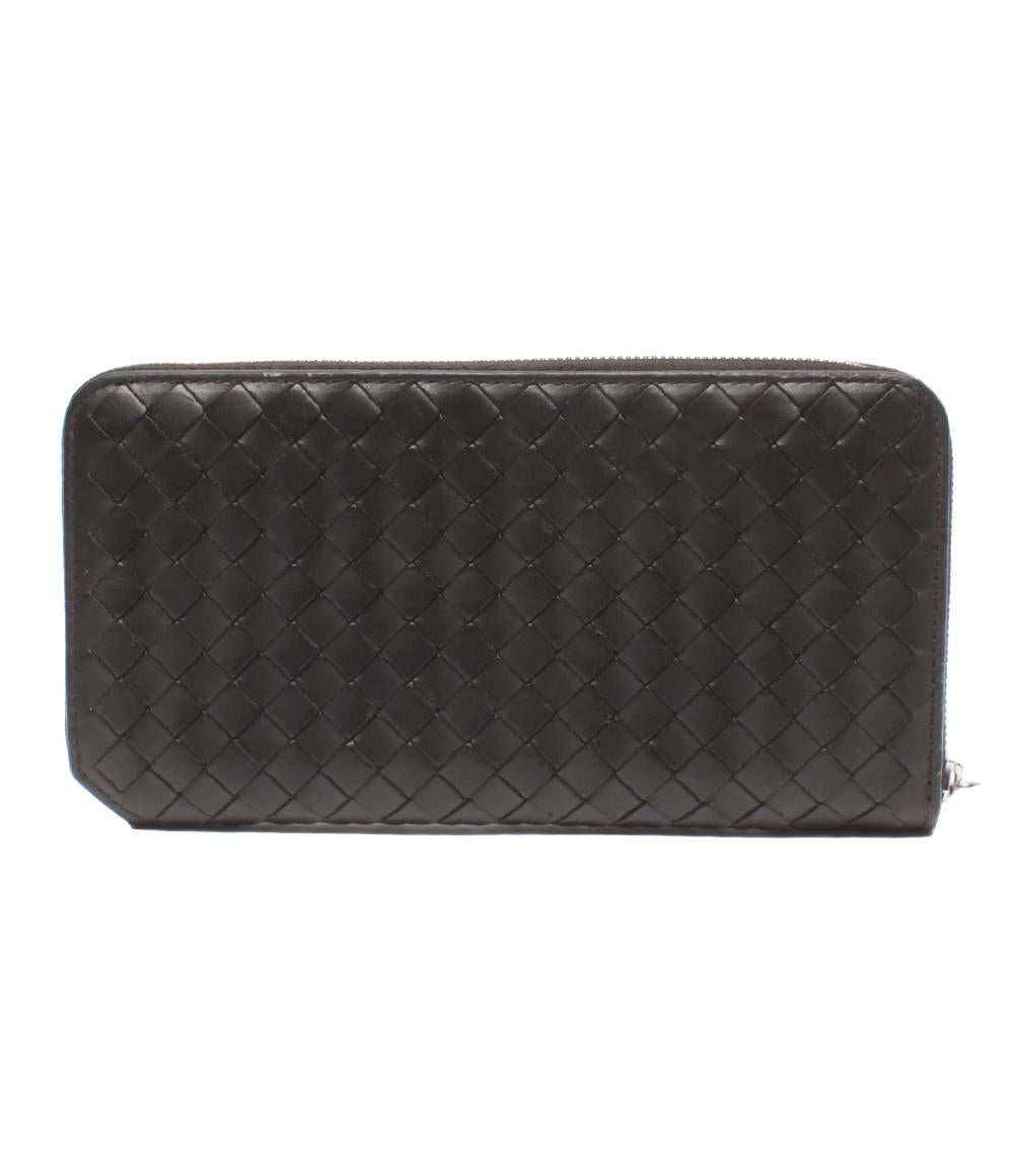 BOTTEGA VENETA ラウンドファスナー長財布 イントレチャート メンズ レディース ボッテガ・ヴェネタ