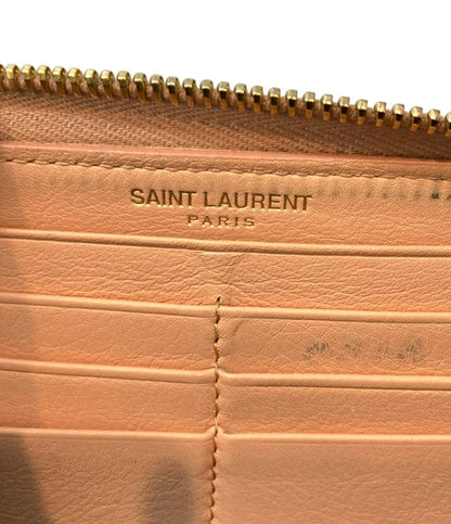 サンローラン ラウンドファスナー長財布 レディース SAINT LAURENT
