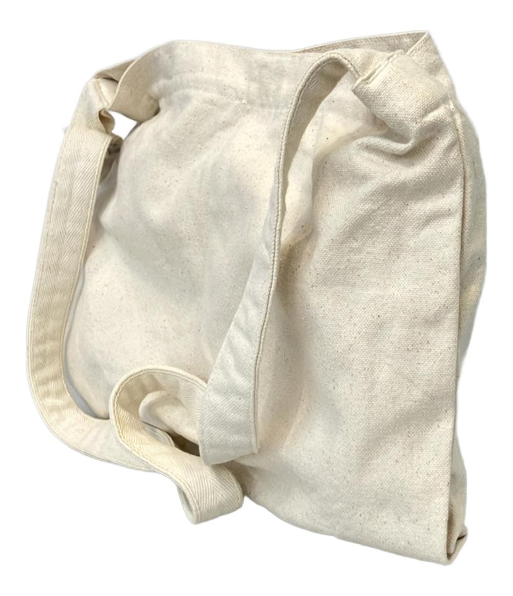 美品 ザ・ノースフェイス ショルダーバッグ 斜め掛け オーガニックコットン ロゴ メンズ THE NORTH FACE