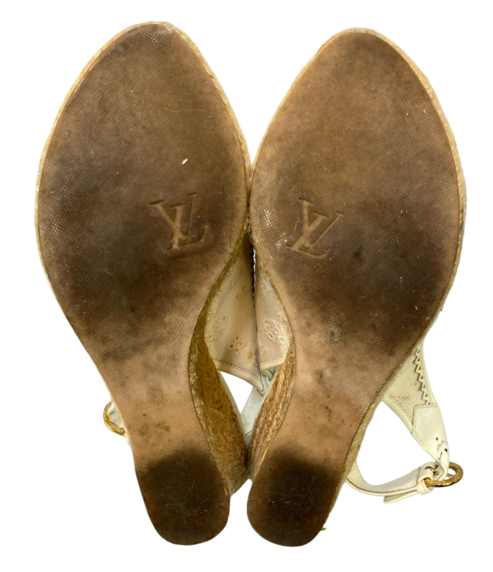 LOUIS VUITTON ウェッジソールサンダル CL1019 レディース SIZE 36 1/2 ルイ・ヴィトン