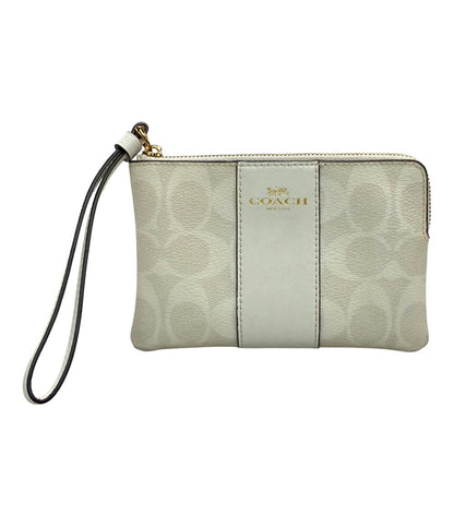 コーチ ポーチ キャンバス レザー シグネチャー CS602 レディース COACH