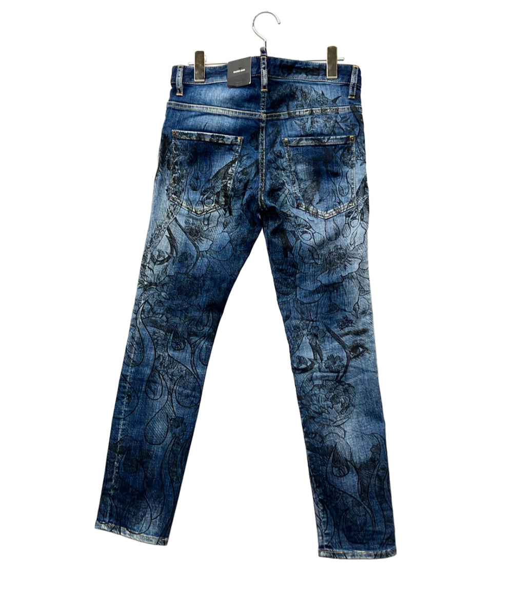 美品 DSQUARED2 デニムパンツ sex garden ボタンフライ メンズ SIZE 42 (XS) ディースクエアード