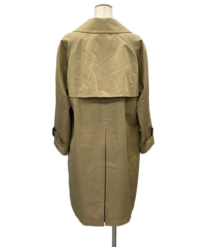 美品 アクアスキュータム トレンチコート 内側チェック レディース Aquascutum